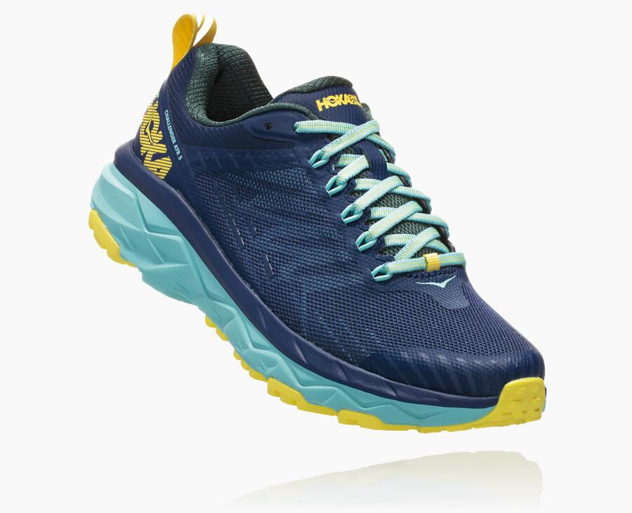 Tenis Hoka One One Trail Mujer Azules - Challenger Atr 5 - FKON24936